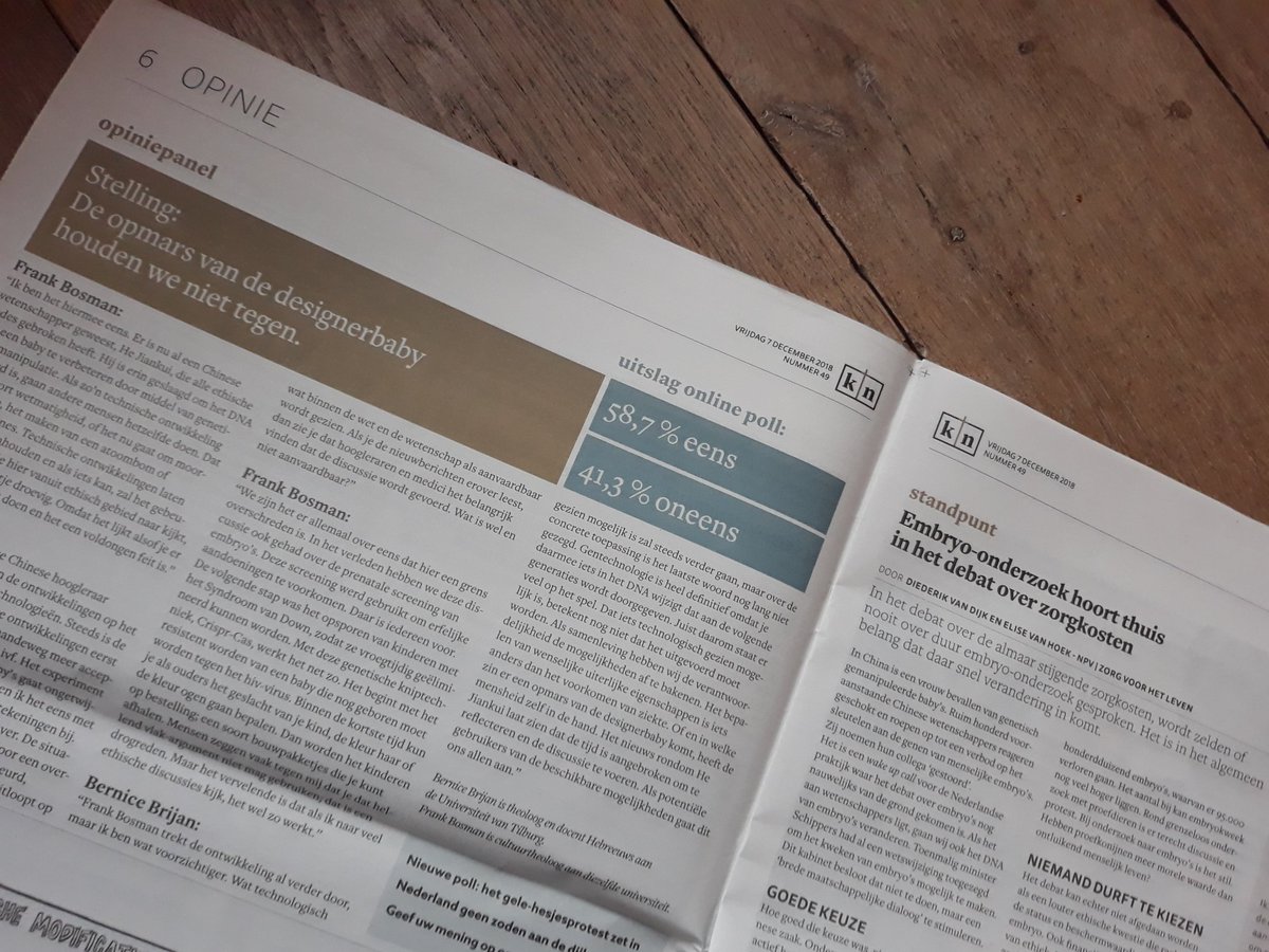 Embryo-onderzoek hoort thuis in debat over zorgkosten