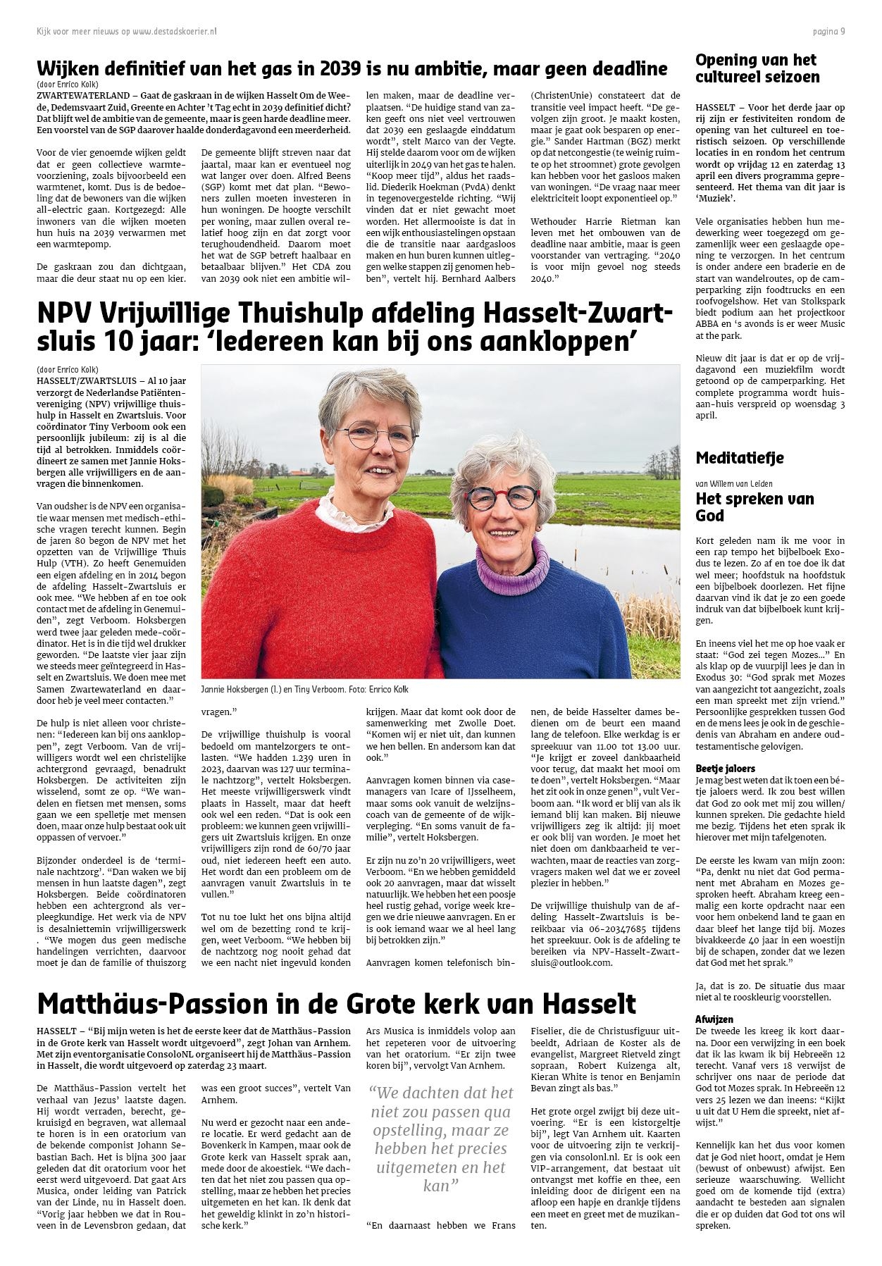 Iedereen kan bij ons aankloppen