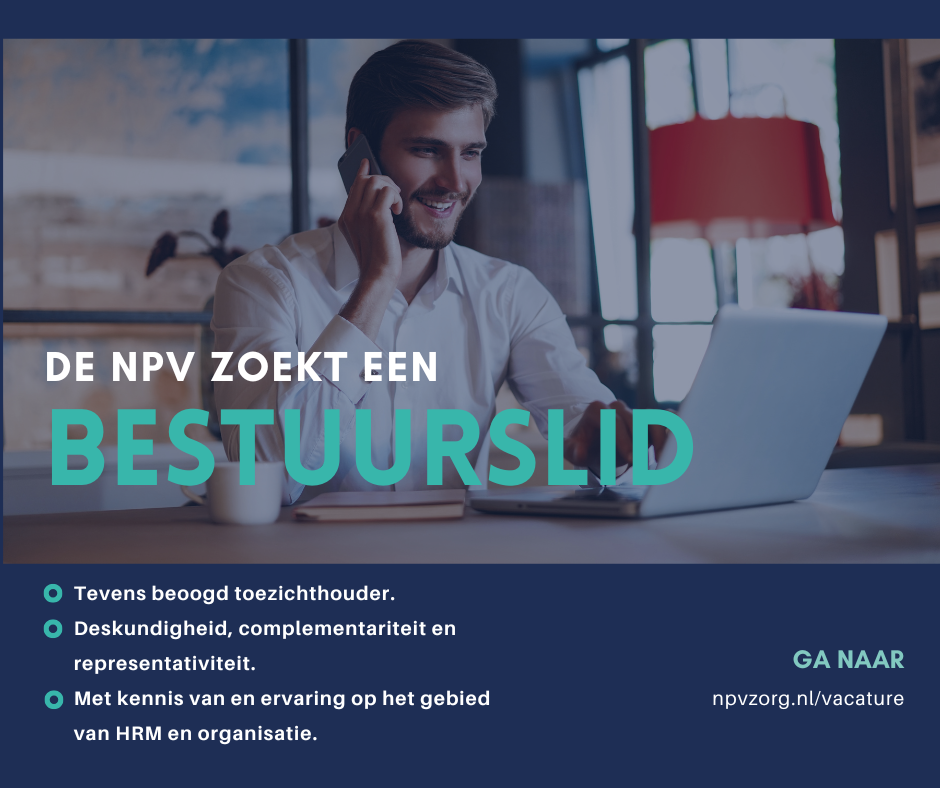 Vacature: bestuurslid / beoogd toezichthouder landelijk bestuur