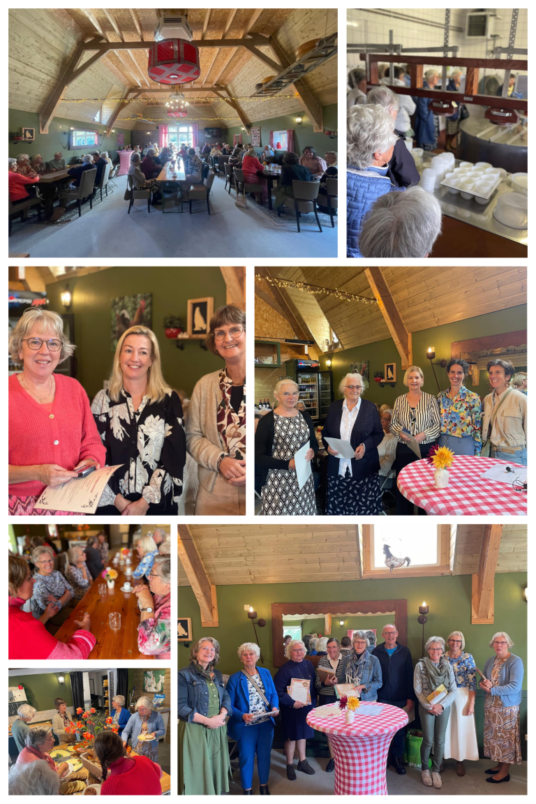 17 jubilarissen in het zonnetje