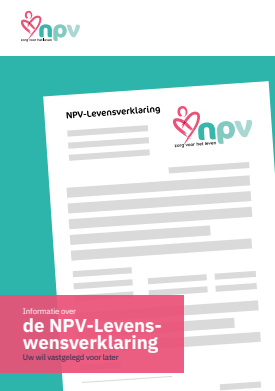 NPV-Levenswensverklaring – informatiebrochure