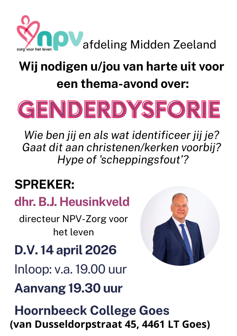 Terugblik thema-avond over Genderdysforie