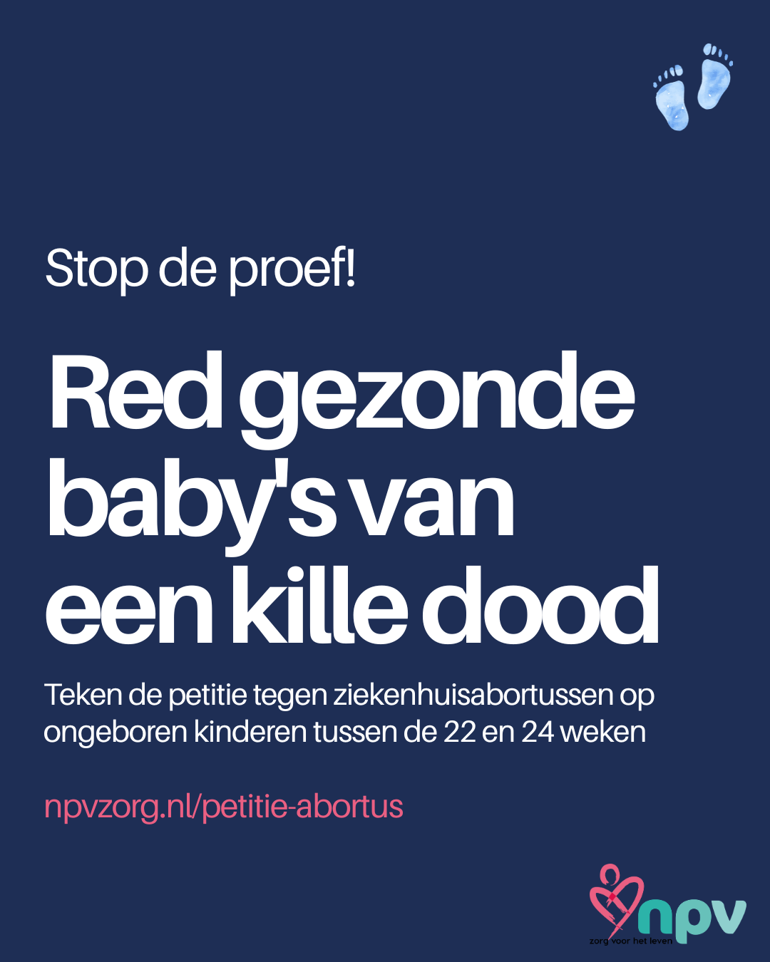 Stop omstreden proef met ‘ziekenhuisabortus’ 22-24 weken